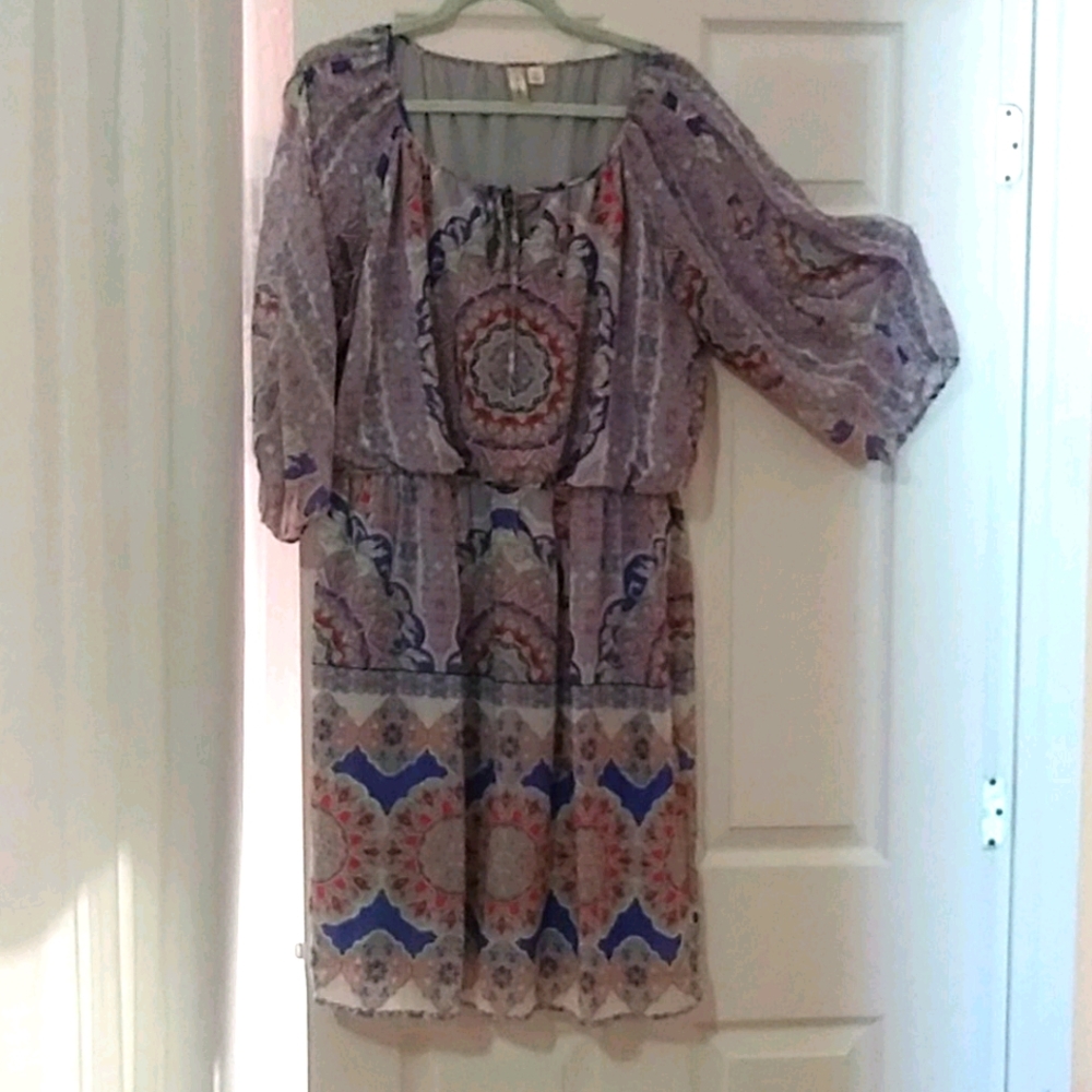 Cold shoulder dress